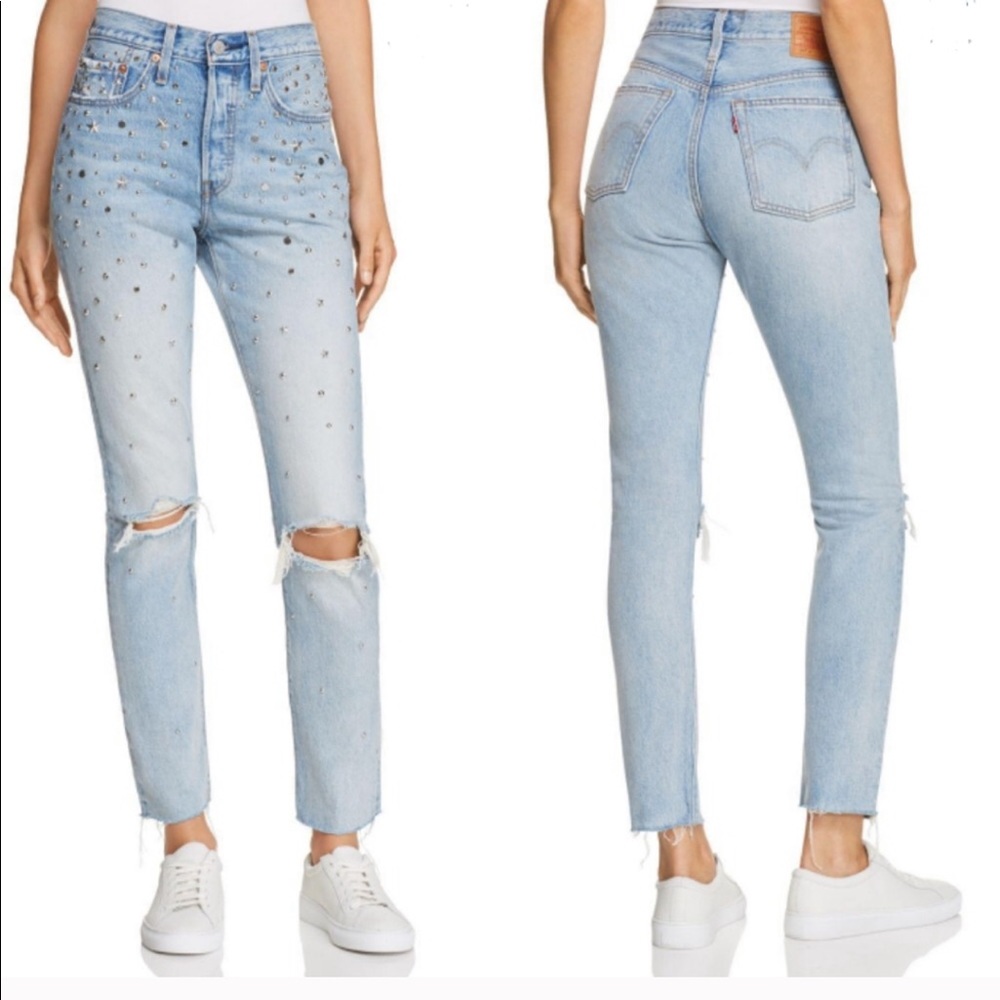 Levi’s 501 Skinny Jeans Counting Stars 27 x 28